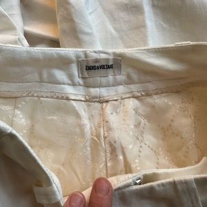 Zadig & Voltaire Prune Frange Pants